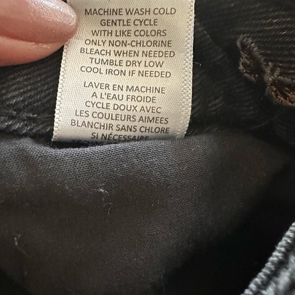 TINSELTOWN Black Embroidered Distressed Curvy Size 11 Waist 14 Jeans BNWT - Picture 7 of 11